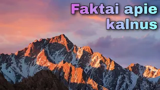 Faktai apie kalnus