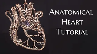 Wire Wrapped Anatomical Heart Pendant: Wire Wrapping Tutorial: DIY Jewelry