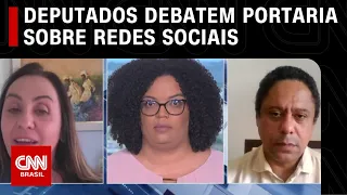 CNN Dois Lados: Deputados debatem portaria do governo sobre redes sociais | LIVE CNN