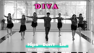 Hips Don't Lie - Line Dance || Diva Line Dance