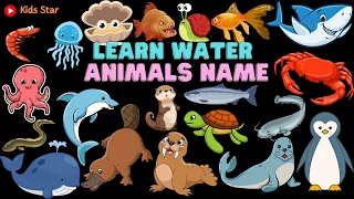 BELAJAR MENGENAL NAMA-NAMA HEWAN AIR BAHASA INDONESIA - BAHASA INGGRIS | LEARNING WATER ANIMALS NAME