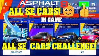 Asphalt 8 AIRBORNE: GAUNTLET MODE! // 😉👍 ALL SE EDITION CARS IN GAME! -GAUNTLET CHALLENGE! (SPECIAL)