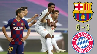 Barcelona vs Bayern Munich 0 -3 | extended Highlights All Goals 2021