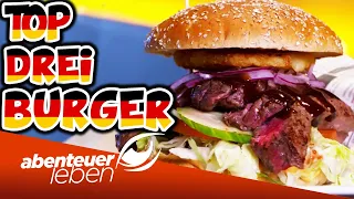 Die beliebtesten Burger Deutschlands: Top 3 Burgerläden | Abenteuer Leben | Kabel Eins