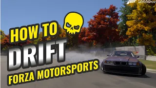 HOW TO DRIFT IN FORZA MOTORSPORTS