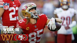 San Francisco 49ers Top Plays vs. Washington Commanders | 2022 Regular Season Week 16