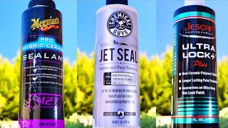 Best Car Paint Sealants Review | Meguiars M27 vs Chemical Guys Jet Seal vs Jescar Ultra Lock+