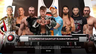 WWE 2K24 - WWE & AEW Gauntlet Eliminator Match