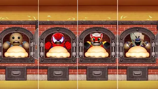 Kick the Buddy Mod: Spider Man vs Super Tom vs Rod in Ice Scream 5 | The Oven Appliances