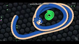 Slither.io sonic skin Slither.io troling Players