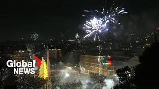 New Year’s 2024: Italy fireworks display lights up skies above Rome