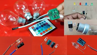 Top 6 Electronics Projects | Simple Cool Invention Using Capacitor, Relay, Triac, RGB LED