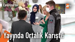 Baba kız karşı karşıya geldi, annesi kuliste baygınlık geçirdi! @EsraErolatv 10 Mart 2022