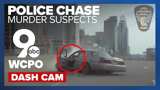 Dashcam video shows OSHP chase murder suspects