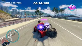 Outrun Bay 57.053 (former World Record) - Sonic & All-Stars Racing Transformed