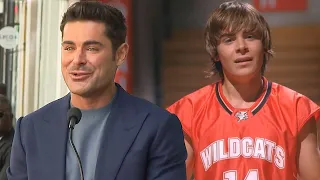 Zac Efron Makes Surprise High School Musical CONFESSION at Walk of Fame Ceremony