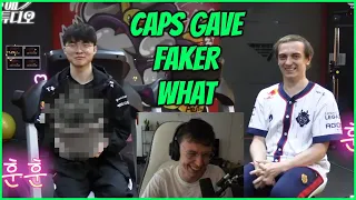 Caedrel Is SHOCKED By CAPS Gift To FAKER