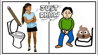 Just Draw Gameplay Walkthrough In Real Life| Kid Skit