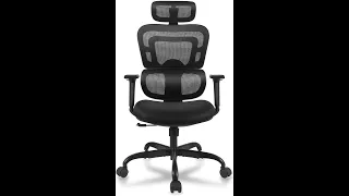 Office Chair FelixKing, Ergonomic Desk Chair, FK968 Installation Video