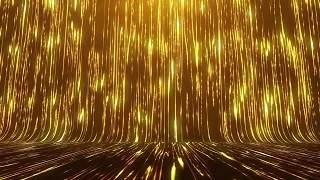 Golden Particle Rain Led Light wall VJ Loop motion background, Video background Loops, Donivisuals