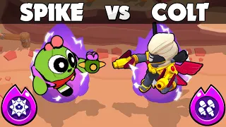 SPIKE vs COLT⭐ Brawl Stars