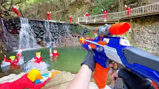 Nerf War | Amusement Park Battle 50 (Nerf First Person Shooter)