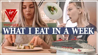 What I eat in a week as a crew member on a cruise ship I Working on Virgin Voyages