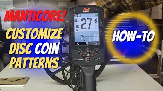 Minelab Manticore For Beginners: Creating a Custom Coin Pattern - The Easy Way.