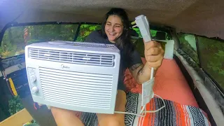 Air Conditioned Truck Camping During Heat Wave!