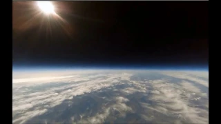 Snimak Zemlje iz Svemira, Earth From Space Real Footage;High Altitude Balloon