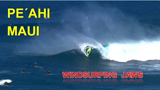 WINDSURFING PE´AHI !!! BIG DAY AT JAWS with  MARCILIO BROWNE  &  RICARDO CAMPELLO 🌊🌊🌊