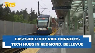 Eastside light rail connects two technology hubs in Redmond and Bellevue