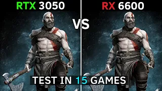 RX 6600 vs RTX 3050 | Test in 15 Games | Ultimate Comparison | 2022