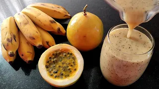 PODEROSO SUCO DE MARACUJÁ COM BANANA | DESCUBRA OS BENEFÍCIOS E APRENDA COMO FAZER