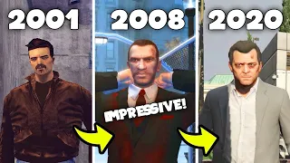 Evolution Of Player Damage LOGIC In GTA GAMES 2001-2022