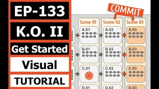 Teenage Engineering K.O. II Tutorial with diagrams - Sounds, Groups, Scenes, Patterns & Projects