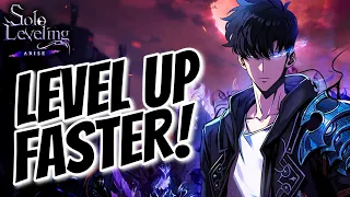 [Solo Leveling : Arise] How To Level Up Sung Jinwoo Faster! Full Guide & All Methods Explained!