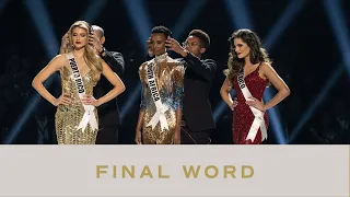 68th MISS UNIVERSE - Final Word (Top 3) | Miss Universe