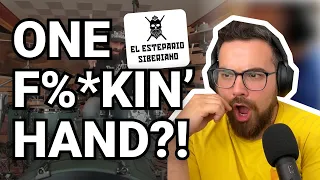 Drummer reacts to mindblowing ONE HANDED DRUMMING FROM EL ESTEPARIO SIBERIANO