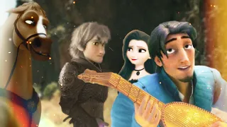 Universe The Witcher Elsa, Jack, Hiccup, Eugene, Rapunzel, Anna  The Witcher (Crossover)