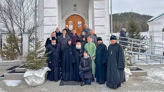 Сретение Господне в женском монастыре села Батурино Республики Бурятия