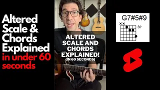 Altered Chords and Scale Explained in Under 60 Seconds! #shorts