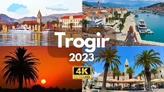 Trogir, Croatia Old Town - Riva - Promenade 4K UHD 2023