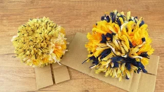 Bommel für Mützen selber machen | Einfache Anleitung | Pompom DIY aus Wolle | Bommelmützen