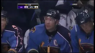 Ilya Kovalchuk's two goals vs Kings in 7-0 win (13 nov 2009)