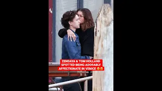 Zendaya & Tom Holland SPOTTED Being Adorable With Sweet Kiss In Venice!
