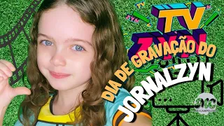 VLOG - DIA DE GRAVAÇÃO DO JORNALZYN