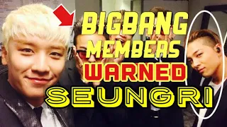 BIGBANG MEMBERS WARNED SEUNGRI | VIDEO PROOF pt.3