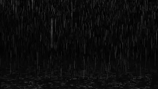 10 HOURS Gentle Rain By the Window  | Gentle rain  Black screen rain to sleep, study