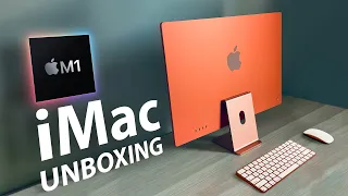 2021 M1 Orange iMac Unboxing & Impressions!